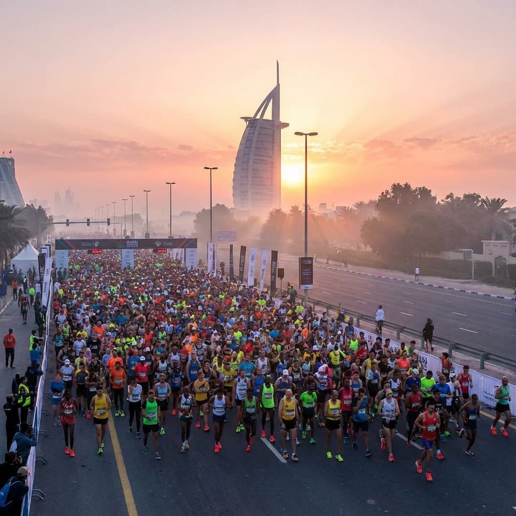 Dubai Marathon: Chasing Fast Times Under Desert Stars